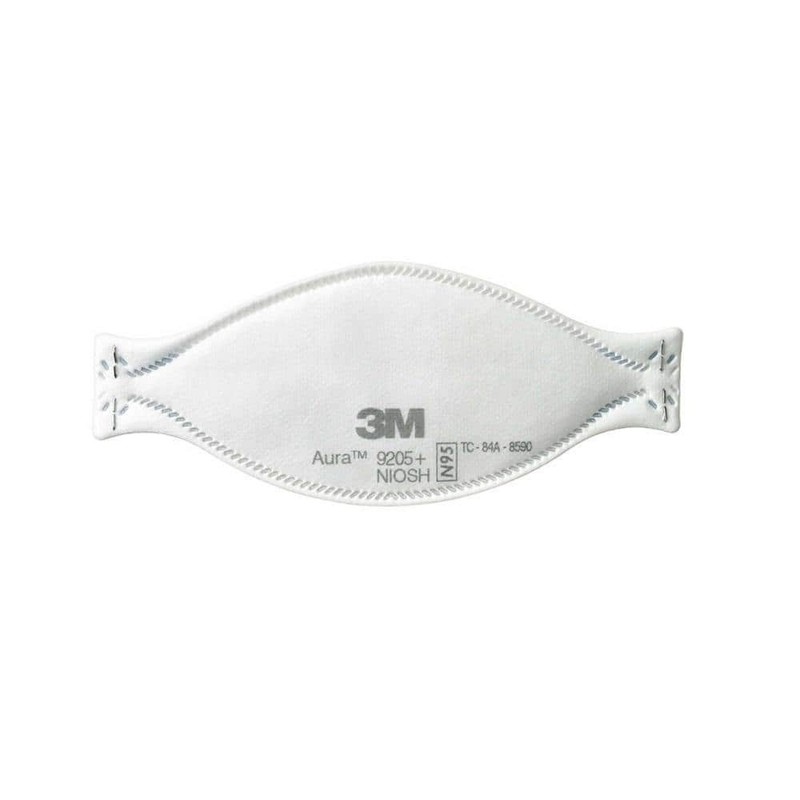 3M 9205+ N95 Aura Particulate Disposable Respirator Foldable (10-Pack) - Image 11
