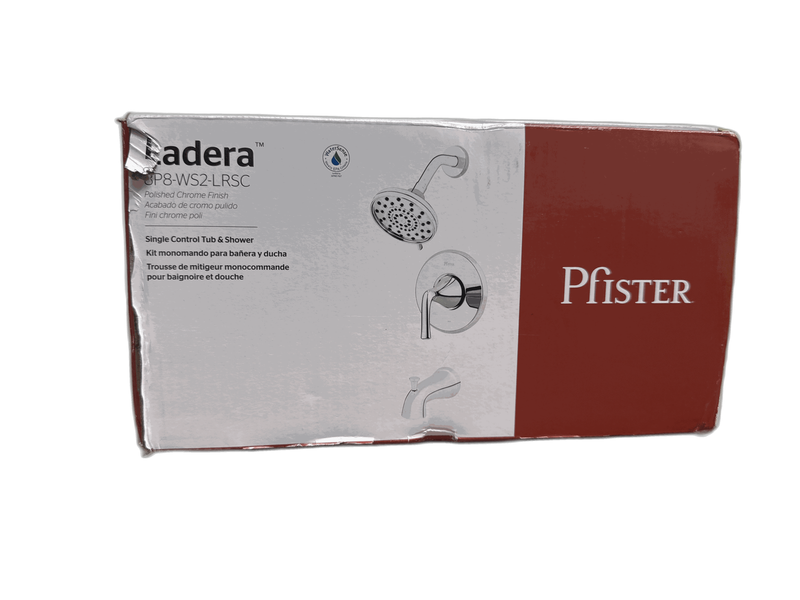 Pfister Ladera Tub and Shower Faucet Polished Chrome 3-Spray w/ Valve