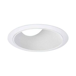HALO 6 in. White Recessed Lighting with Sloped Ceiling Trim with Baffle