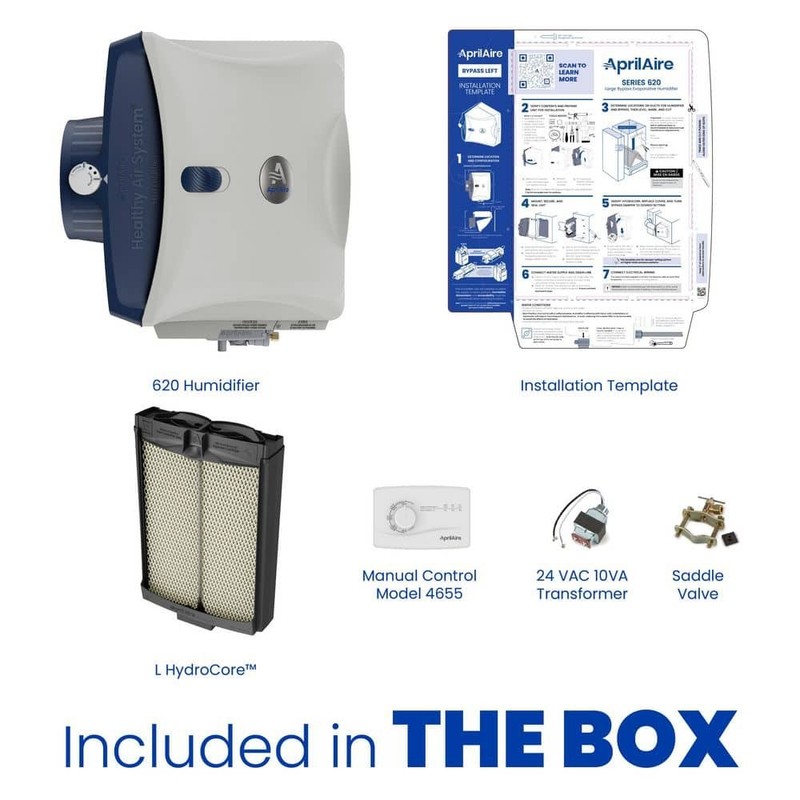 AprilAire 620M Humidifier 18 Gal/Day, Water Saving, Manual, 5,300 sq. ft. - Image 9