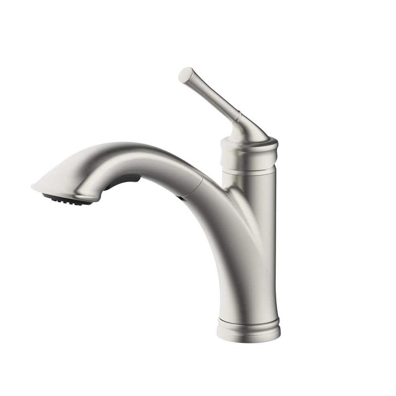 Glacier Bay Hemming Single-Handle Pull-Out Kitchen Faucet Stainless Steel - Image 5