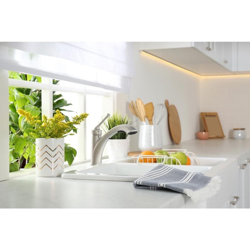 Glacier Bay Hemming Single-Handle Pull-Out Kitchen Faucet Stainless Steel - Image 10