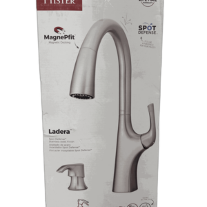 Pfister Ladera Pull-Down Kitchen Faucet Spot Defense Stainless w/ Dispenser