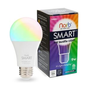 ELECWISH Smart RGBW-CCT A19 9W 2650-5000K LED Light Bulb 1-Pack