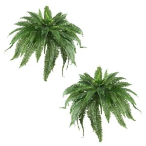 Nearly Natural 48 in. Artificial Boston Fern (Set of 2)