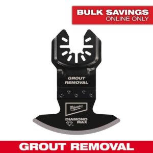 Milwaukee Universal Fit OPEN-LOK Diamond MAX Grout Removal Multi-Tool Blade 1-PK