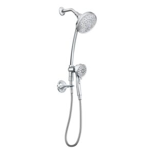 MOEN Attract Magnetix 6-Spray 6.75 in. Dual Wall Mount Shower Heads Chrome