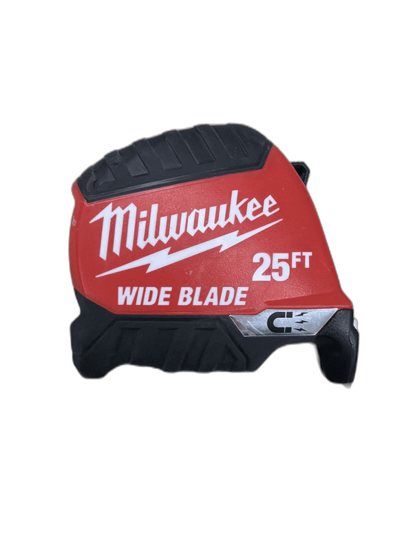 Milwaukee 25 ft. Wide Blade Magnetic Tape Measure With 18 ft. Reach