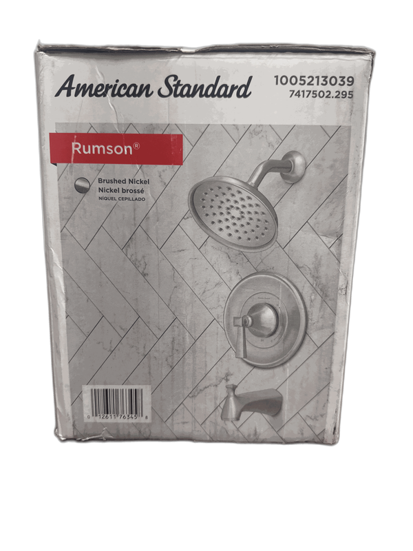 American Standard Rumson Tub and Shower Faucet Brushed Nickel w/ Valve