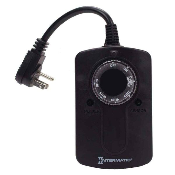 Intermatic 1000-Watt Outdoor Timer with Photocell Light Sensor for Lights