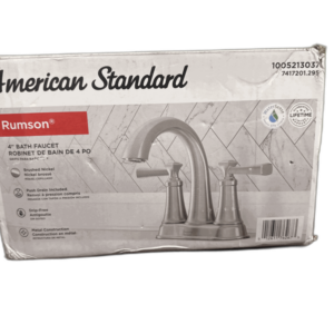 American Standard Rumson 4 in. Centerset 2-Handle Bathroom Faucet Brushed Nickel
