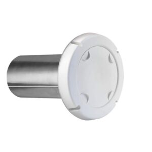 Everbilt 4 in. Spring Loaded Exhaust Hood in White
