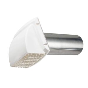 Everbilt Wide Mouth Dryer Vent Hood in White