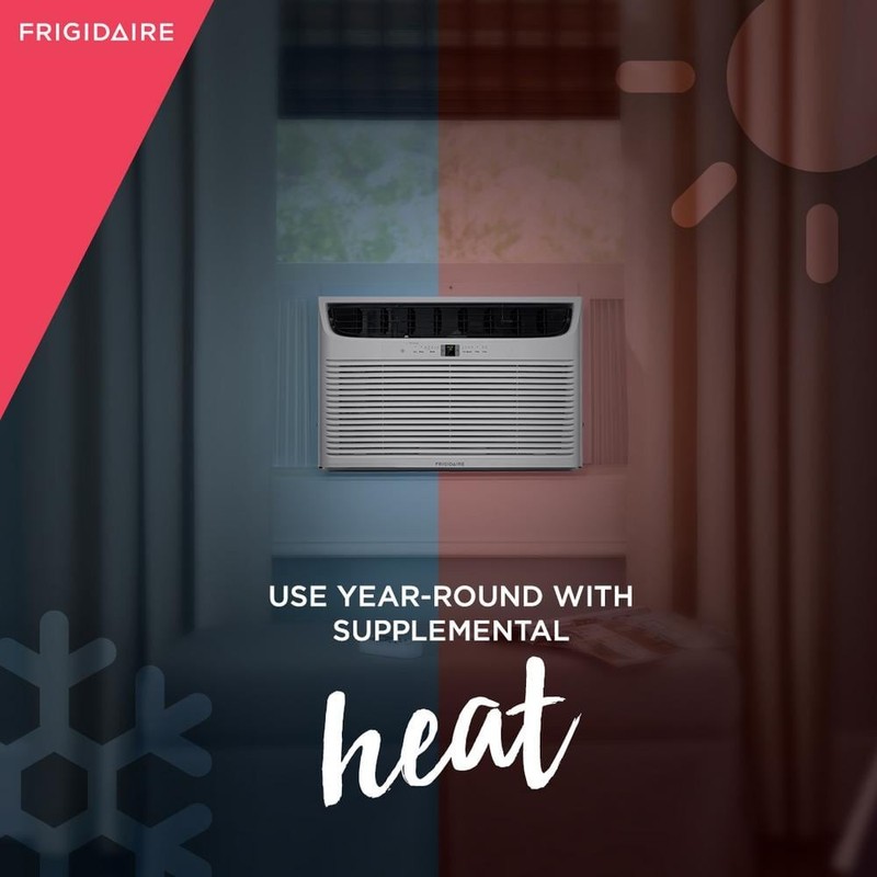 Frigidaire 8000 BTU Window Air Conditioner Heater 350 sq. ft. Remote White 115V - Image 3