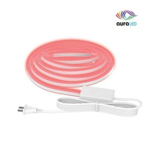 Tzumi Aura LED 60W Smart 16 ft. Plug-In Wi-Fi Color Changing Rope Light