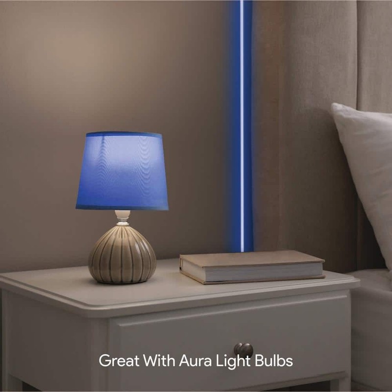 Tzumi Aura LED 60W Smart 16 ft. Plug-In Wi-Fi Color Changing Rope Light - Image 2
