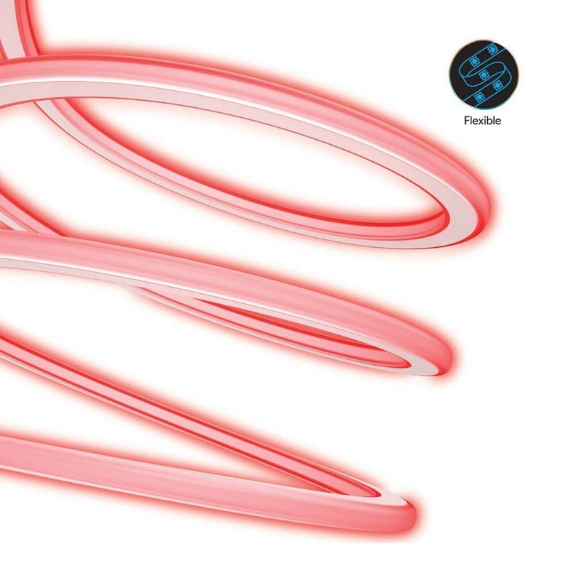 Tzumi Aura LED 60W Smart 16 ft. Plug-In Wi-Fi Color Changing Rope Light - Image 6