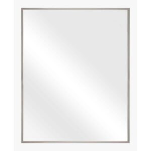 Glacier Bay 22.2" W x 27.7" H Polystyrene Bathroom Vanity Mirror Brushed Nickel