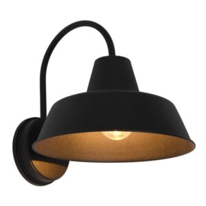 Sylvania Weymouth Antique Black Outdoor Barn Light Sconce 1 Edison 6.5W LED Bulb