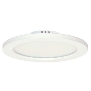 SATCO 7 in. 60-Watt Equivalent White Integrated LED Flush Mount
