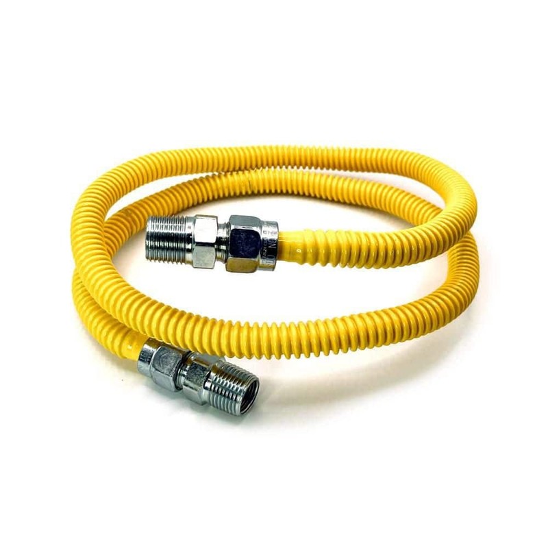 Everbilt 1/2 in. MIP x 48 in. Gas Connector 60,500 BTU