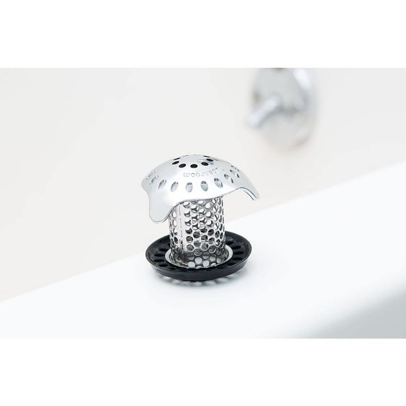 TubShroom 1.25 in. - 2 in. Bathtub Drain Protector Hair Catcher Stainless Steel - Image 6