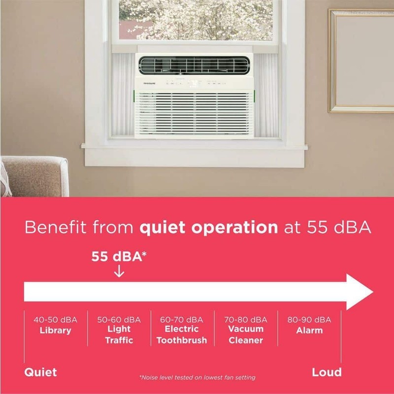 Frigidaire 12,000 BTU Window Air Conditioner 550 sq. ft. WiFi Remote White 115V - Image 6