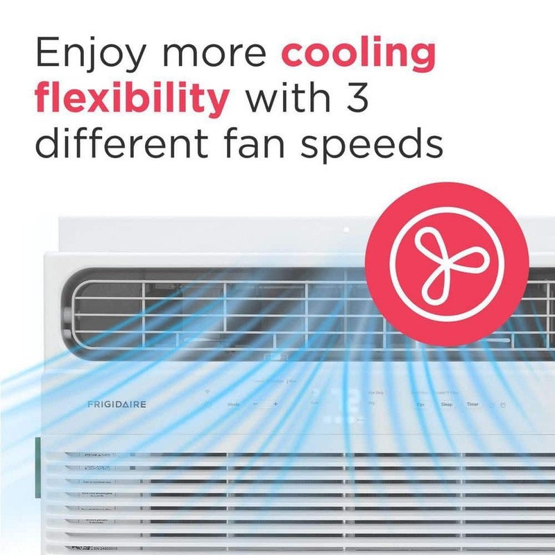 Frigidaire 12,000 BTU Window Air Conditioner 550 sq. ft. WiFi Remote White 115V - Image 9