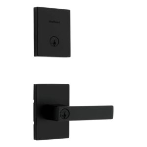 Kwikset Singapore Keyed Entry Handle and Single Cylinder Deadbolt Combo Pack