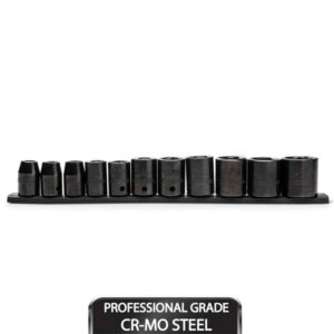 Husky 1/2 in. Drive Standard SAE 6-Point Impact Socket Set (11-Piece)
