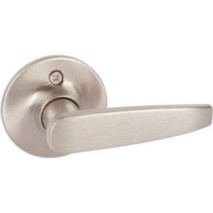 DELANEY HARDWARE Asheville Dummy Door Lever in Satin Nickel finish