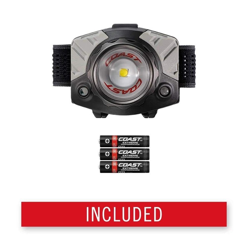 Coast FL86 840 Lumens Alkaline Dual Power LED Battery Powered Headlamp - Image 9