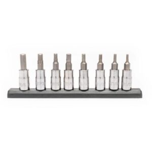 Husky 1/4 in. Drive SAE Hex Bit Socket Set (8-Piece)