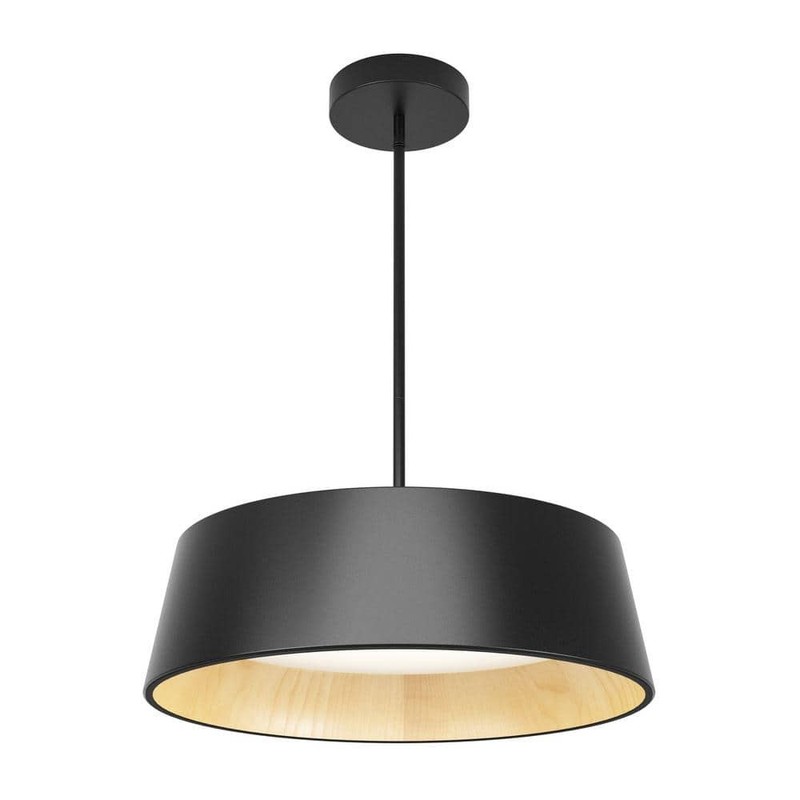 Artika Alton 43W LED Black 5 CCT Modern Hanging Pendant Chandelier Fixture - Image 2