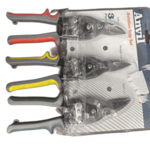 Anvil Straight, Left, and Right Cut Aviation Snip Set (3-Piece)