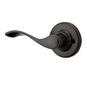 Kwikset Balboa Venetian Bronze Left-Handed Half-Dummy Door Handle with Microban