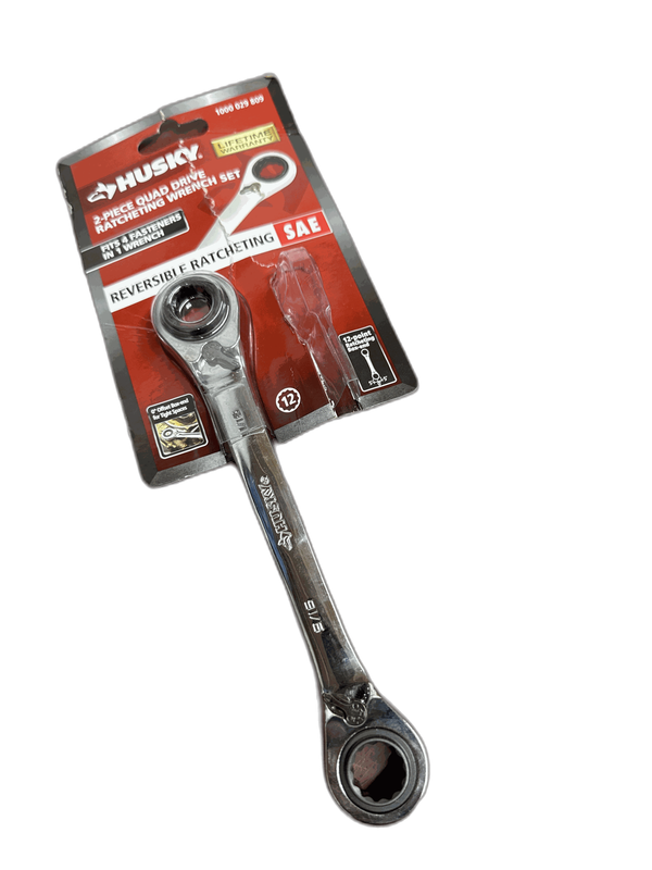 Husky SAE Quad Drive Ratcheting Wrench Set (1-Piece) MISSING