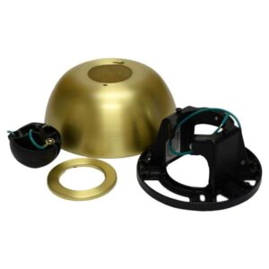 FANIMATION Brushed Satin Brass 1 in. Sloped Ceiling Kit
