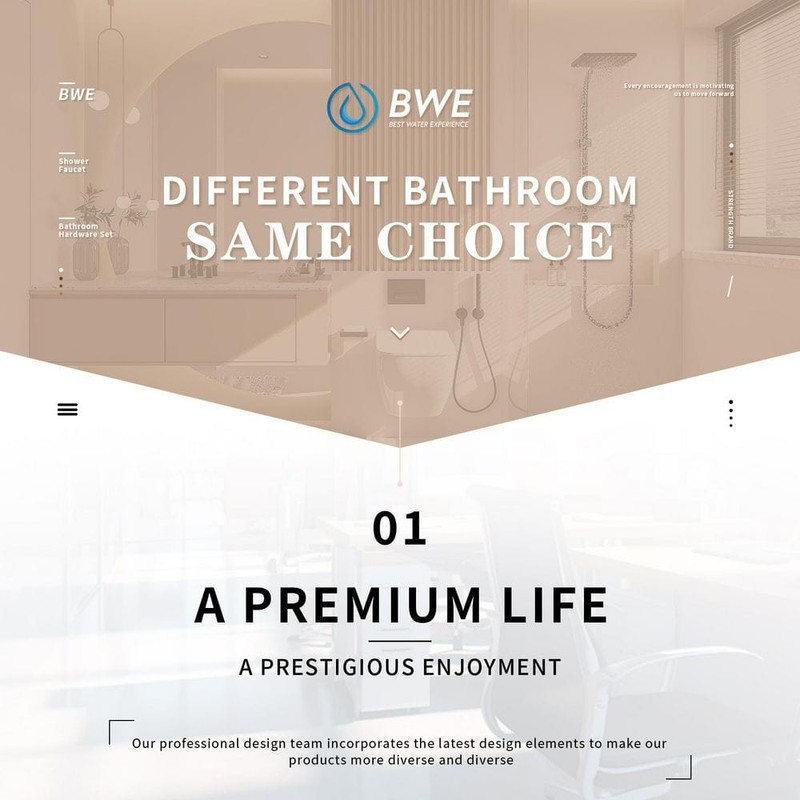 BWE Waterfall Single Hole Vessel Bathroom Faucet Matte Black with Drain Assembly - Image 24