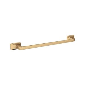 Amerock Highland Ridge 18 in. (457 mm) L Towel Bar in Champagne Bronze