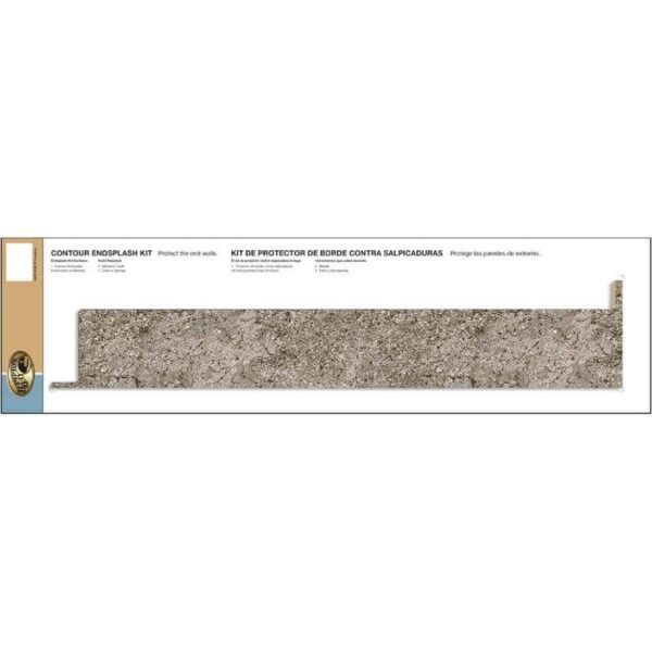 Hampton Bay Laminate End Splash Kit Countertop Tuscan Romano Eased Edge
