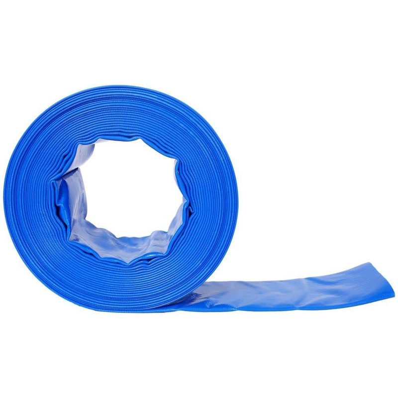 cadeninc Backwash Hose 3" x 50' Heavy Duty Blue PVC Water Discharge Pump Hose - Image 21