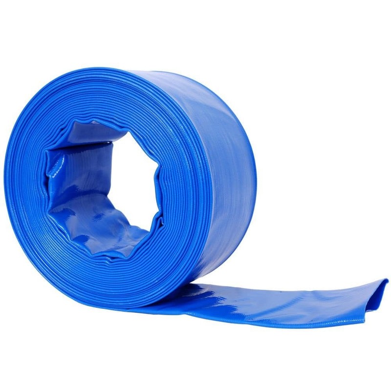 cadeninc Backwash Hose 3" x 50' Heavy Duty Blue PVC Water Discharge Pump Hose - Image 23