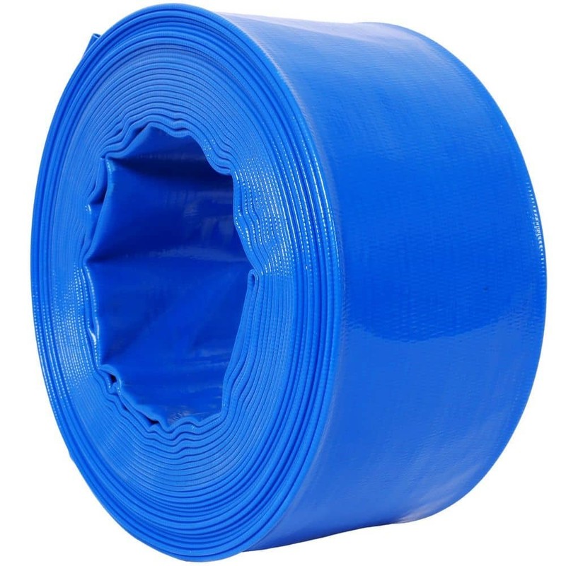 cadeninc Backwash Hose 3" x 50' Heavy Duty Blue PVC Water Discharge Pump Hose - Image 24