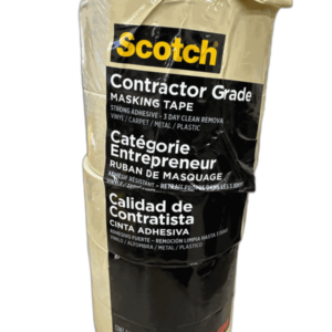3M Scotch 1.88 in x 60.1 yd Multi Surface Contractor Masking Tape 5 Rolls