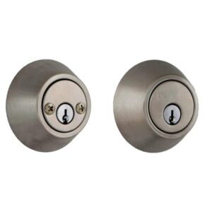 Defiant Satin Nickel Double Cylinder Deadbolt