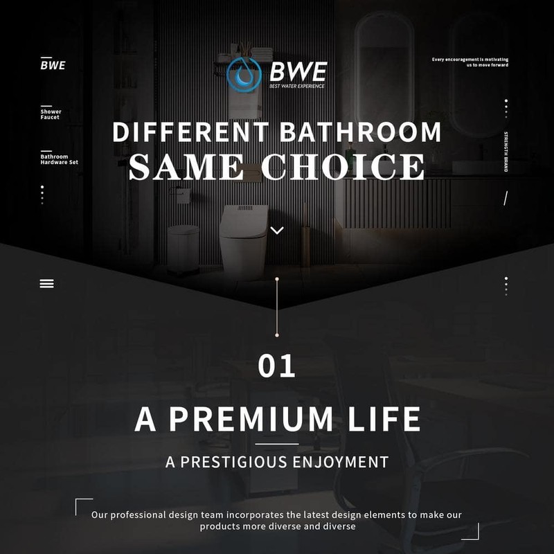 BWE Single-Handle 6-Spray Shower Faucet Set Trim Kit 1.8 GPM Black - Image 194