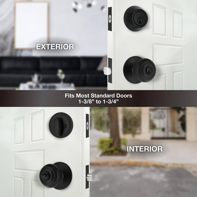 Defiant Hartford Matte Black Single Cylinder Combo Pack - Image 111