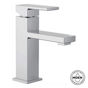 MOEN Revyl Single Hole Single Handle Bathroom Faucet in Chrome