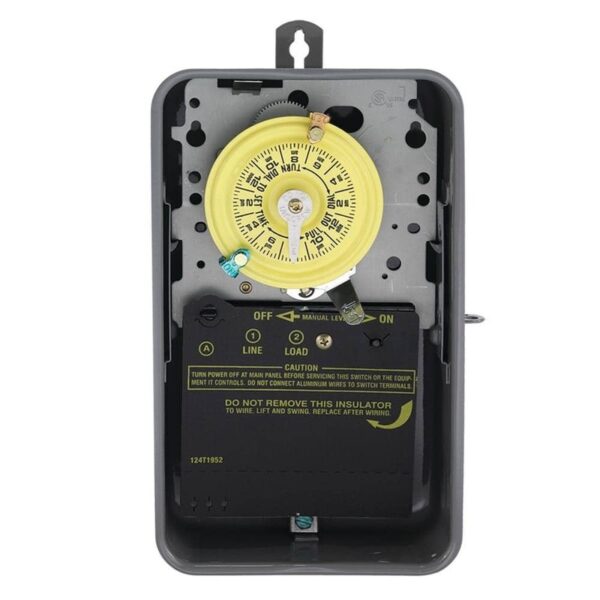 Intermatic T100 40A 125V 24-Hour SPST Mechanical Time Switch Outdoor Enclosure